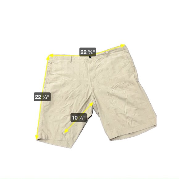 Tommy Bahama Mens Textured Khaki Shorts Size 42 Nylon & Spandex Blend - Picture 7 of 8